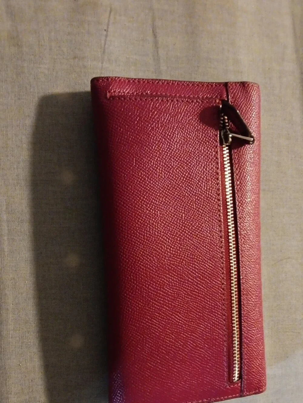 Coach Pink Tri Fold Wallet Gently Used